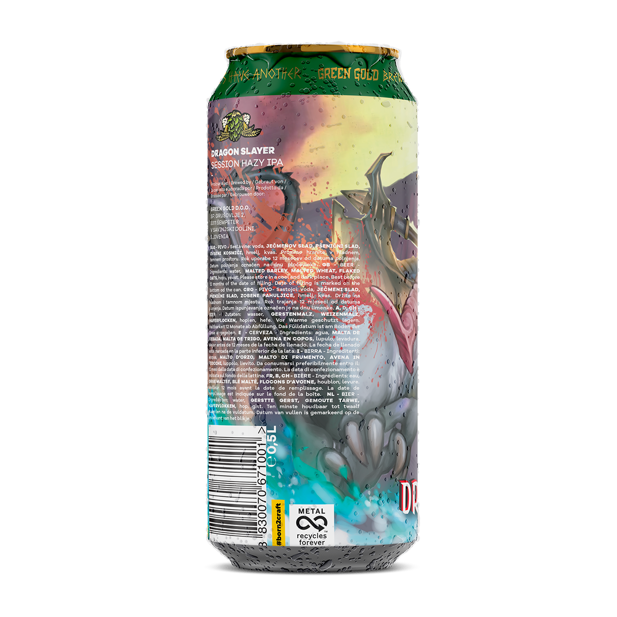 DRAGON SLAYER - SESSION HAZY IPA, 4.0% alc.
