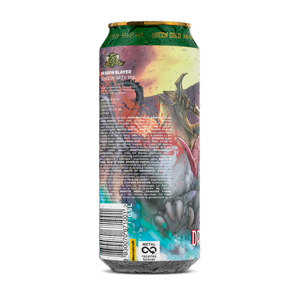 DRAGON SLAYER - SESSION HAZY IPA, 4.0% alc.