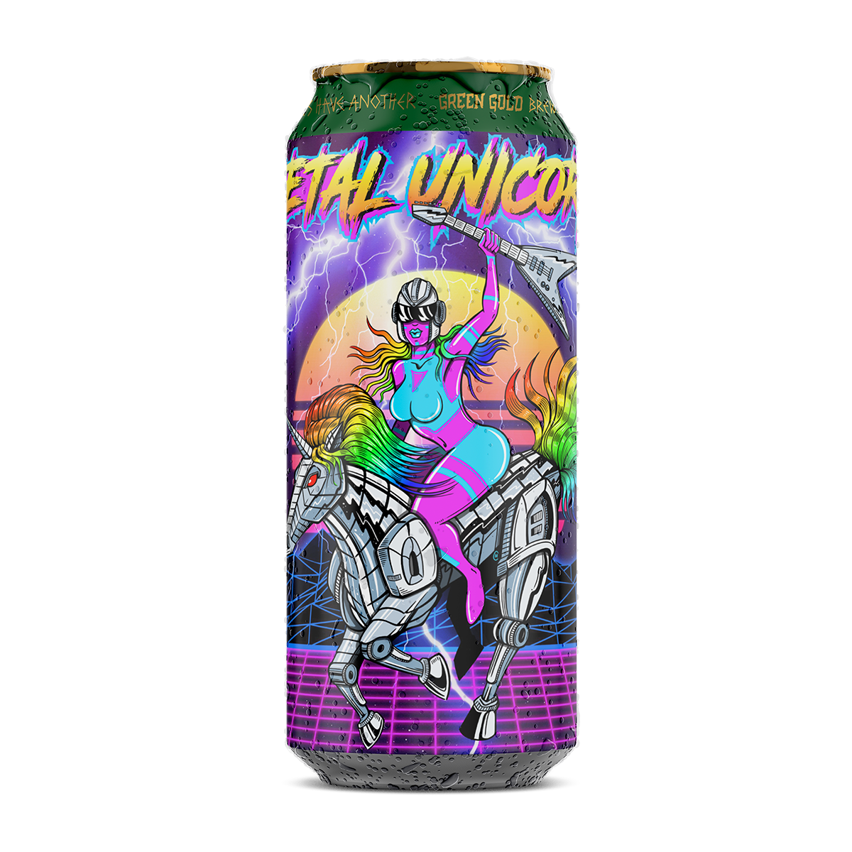 METAL UNICORN - BLACK IPA, 6.8% alc.