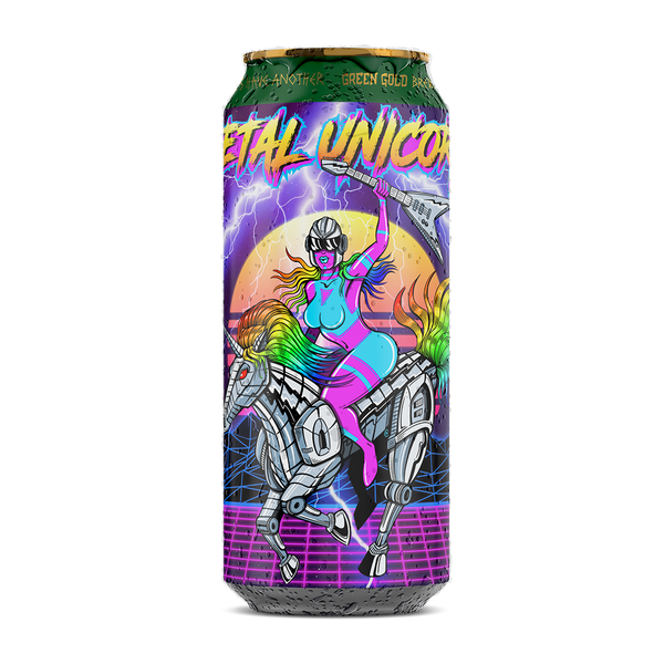METAL UNICORN - BLACK IPA, 6.8% alc.