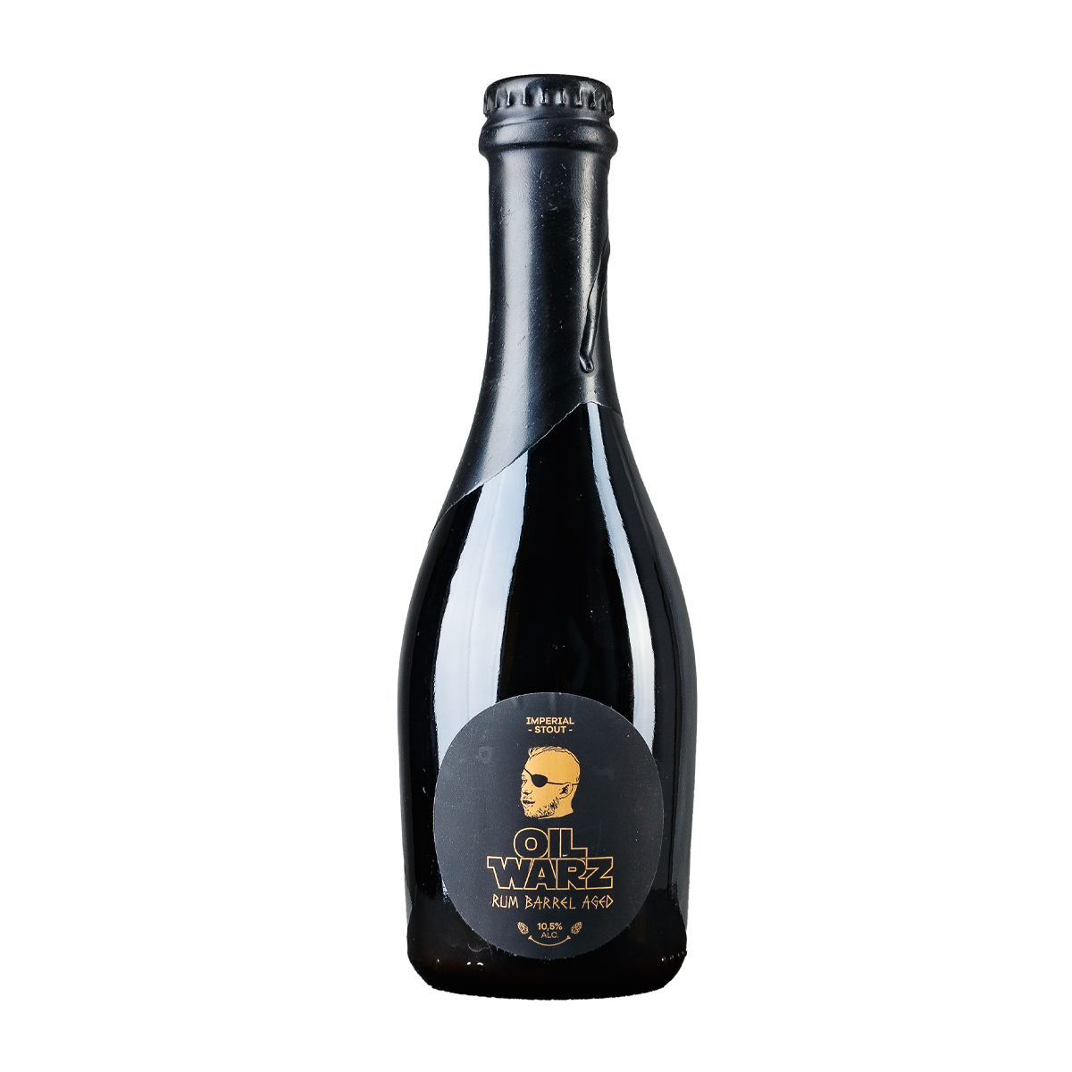 OIL WARZ - IMPERIAL STOUT ENVEJECIDA EN BARRICAS DE RON, 10.5% alc.