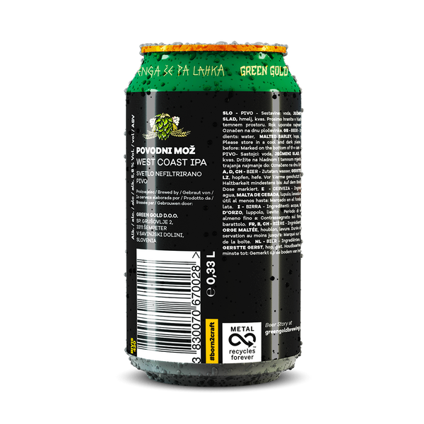Povodni Mož - West Coast IPA, 5.8% alc.
