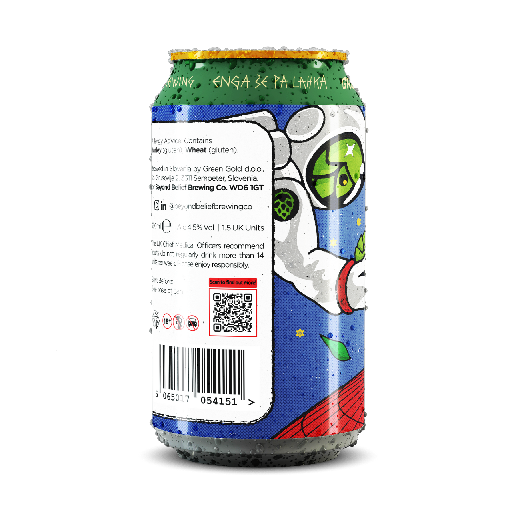 SPACE HOPS - WET HOP PALE ALE, 4.5% alc.