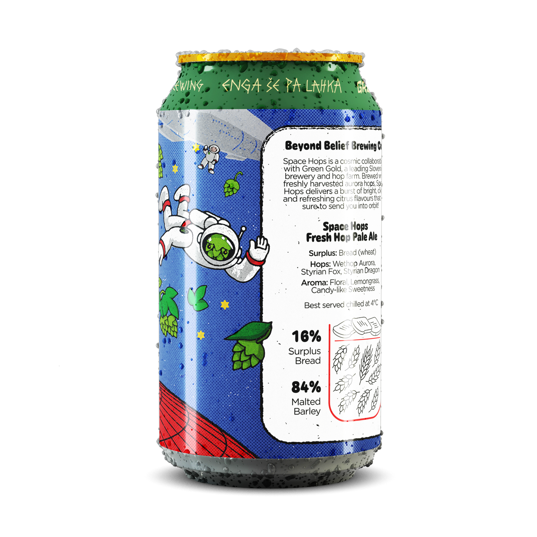 SPACE HOPS - WET HOP PALE ALE, 4.5% alc.