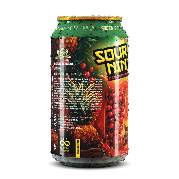 SOUR NINJA - BERLINER WEISSE, 4.0% alc.