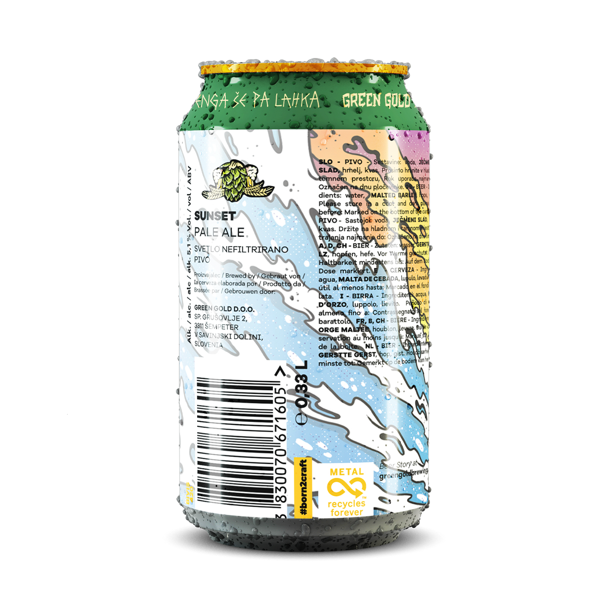 SUNSET - PALE ALE, 5.1% alc.