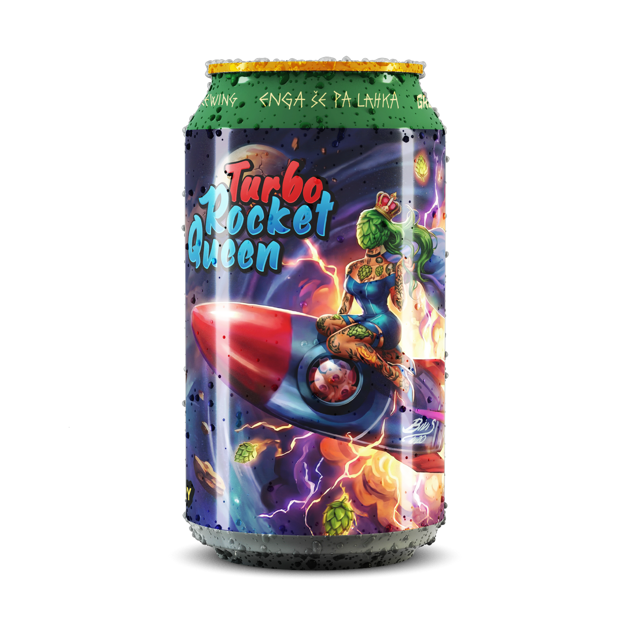 TURBO ROCKET QUEEN - IPA IMPÉRIALE, 10.0% alc.