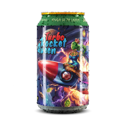TURBO ROCKET QUEEN - IMPERIAL IPA, 10.0% alc.