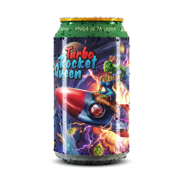 TURBO ROCKET QUEEN - IMPERIAL IPA, 10.0% alc.