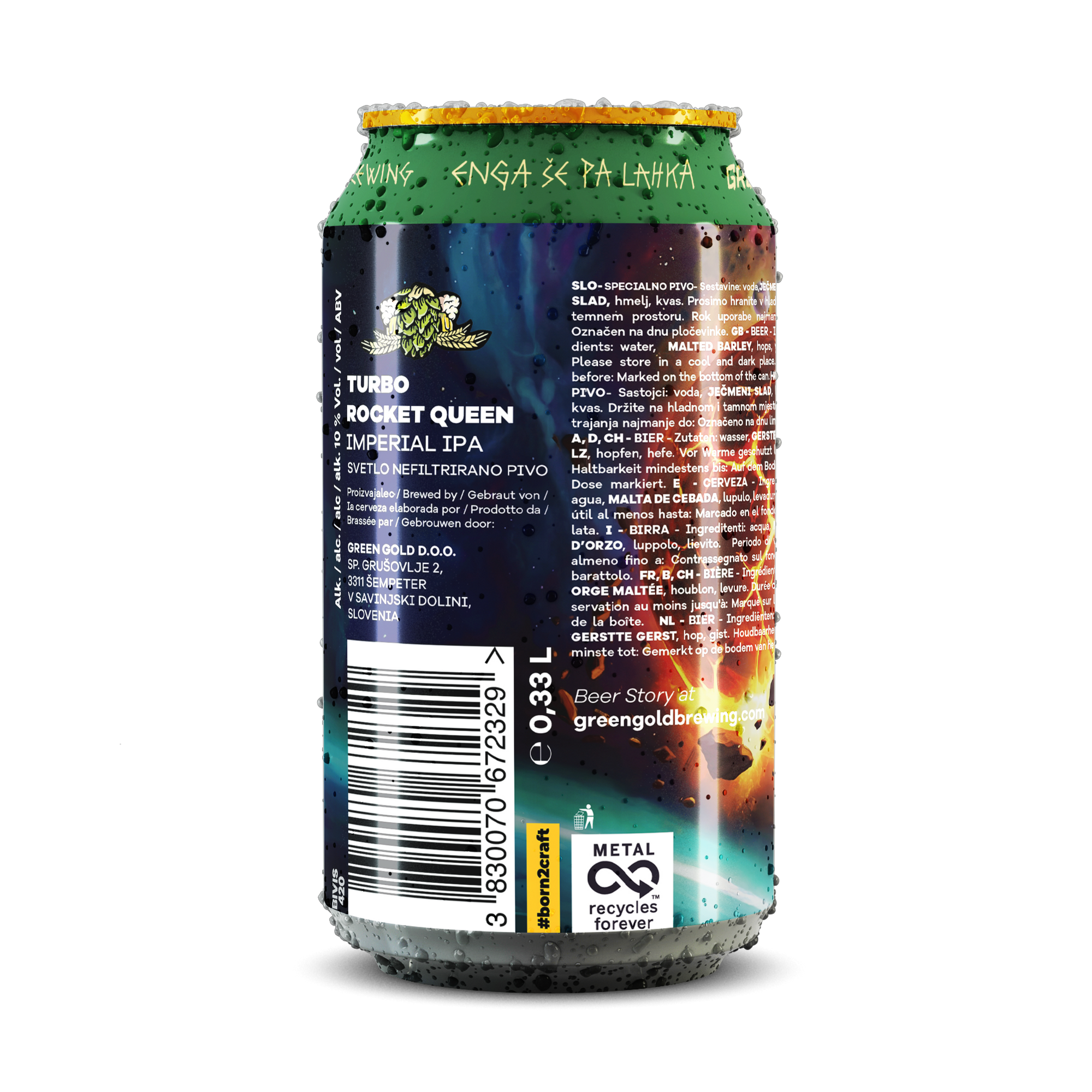 TURBO ROCKET QUEEN - IPA IMPÉRIALE, 10.0% alc.