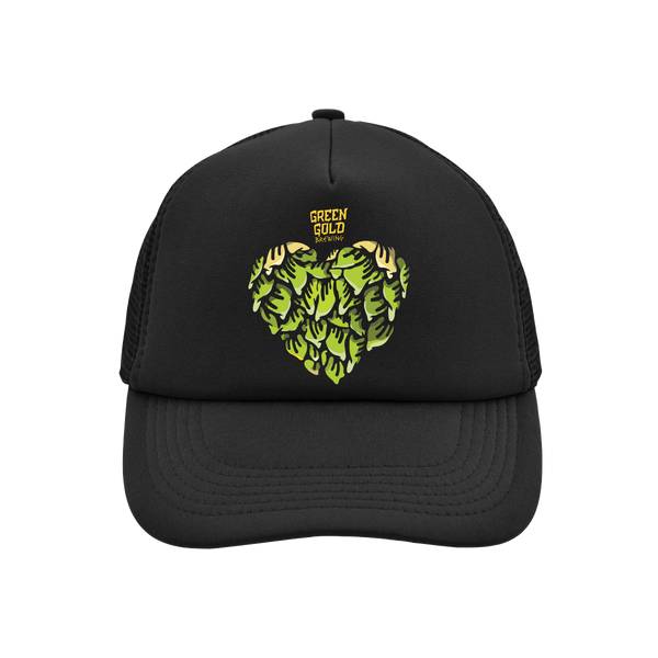 Green Gold Cap - Heart
