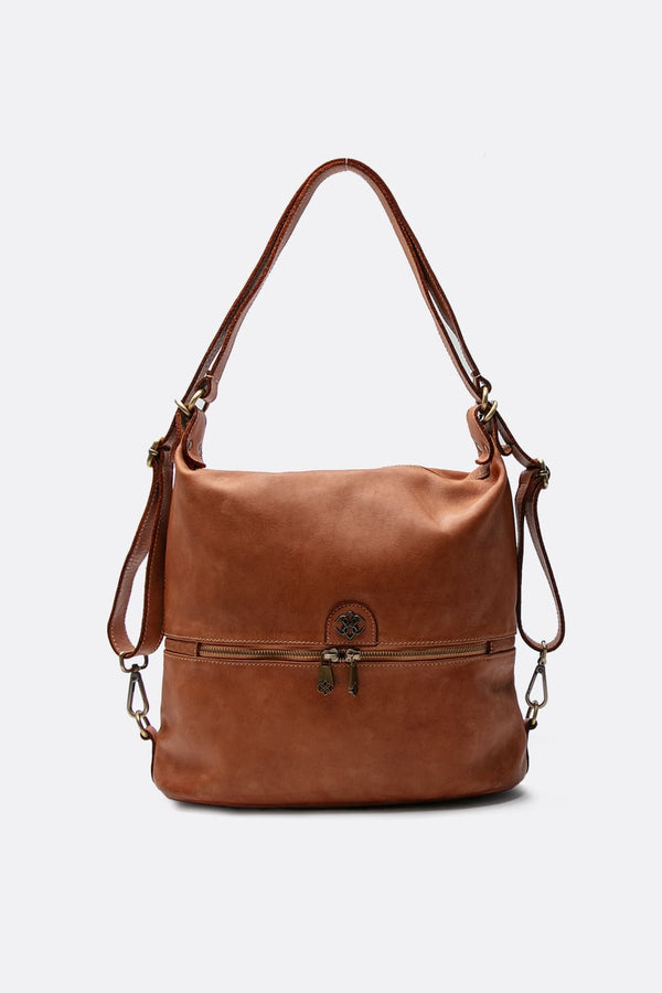Ghibellina Borsa Zaino 100% vera pelle Made in Italy - Barone Firenze