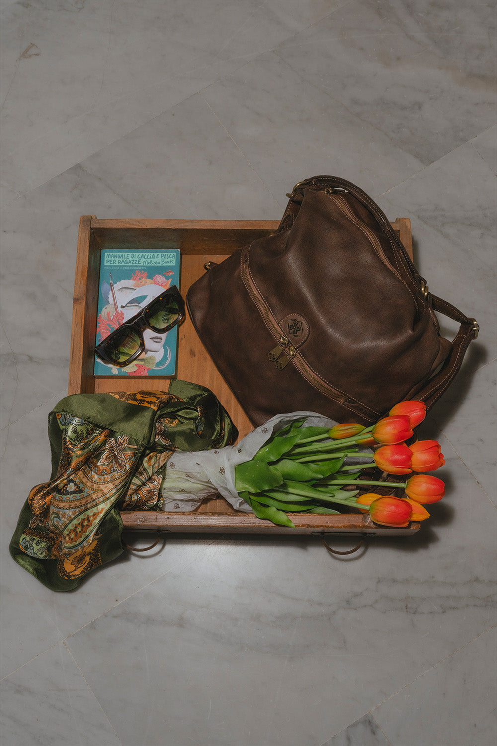 Ghibellina Borsa Zaino 100% vera pelle Made in Italy - Barone Firenze