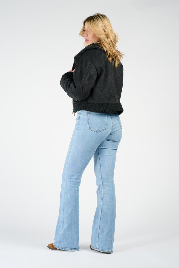 Ginevra Shearling Style Charm giacca donna Made in Italy - Barone Firenze