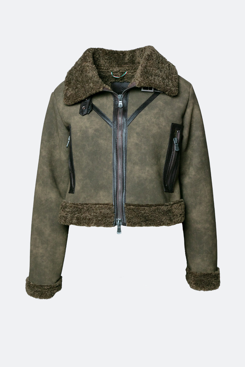 Ginevra Shearling Style Green