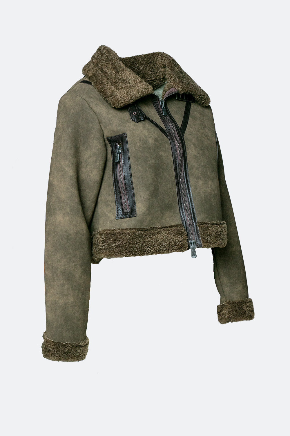 Ginevra Shearling Style Green