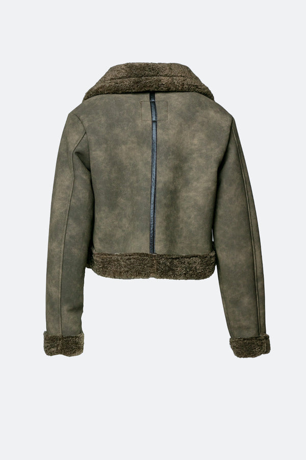 Ginevra Shearling Style Green