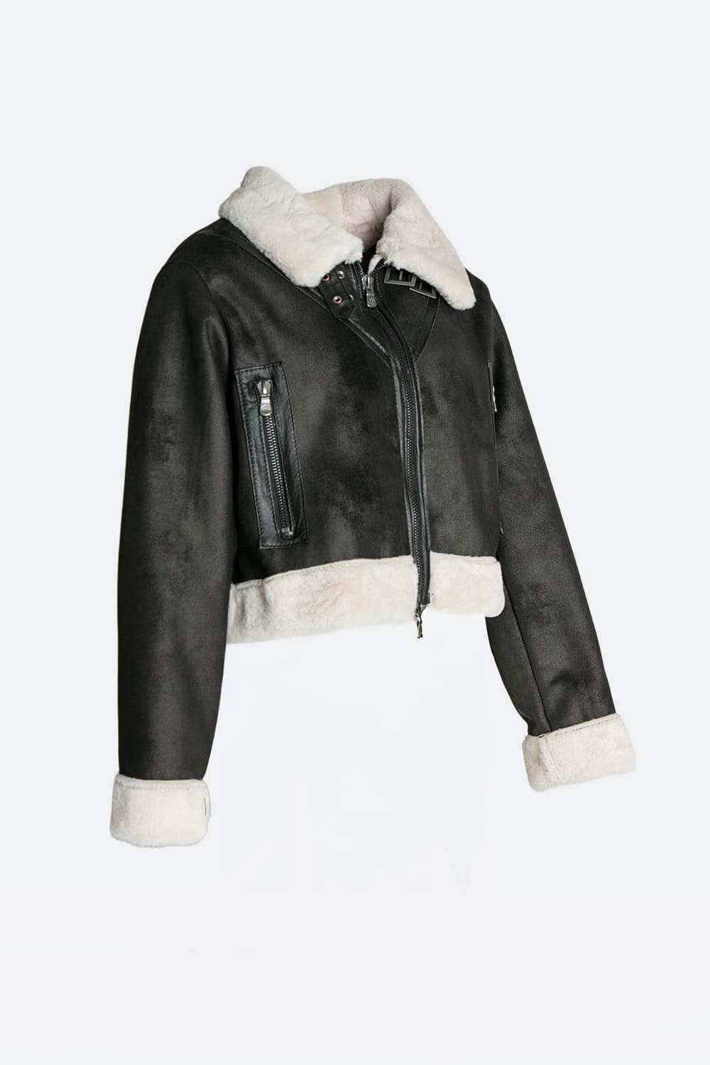 Ginevra Shearling Style Black