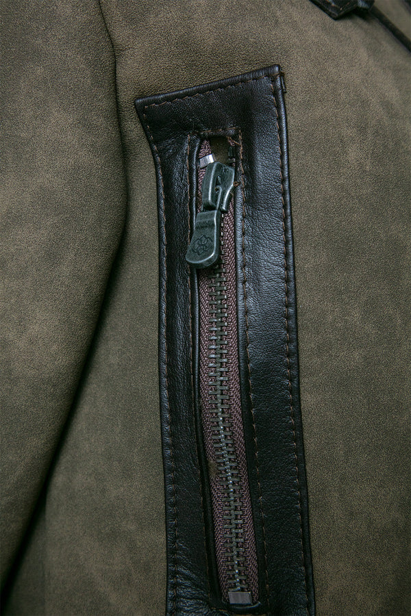 Ginevra Shearling Style Green