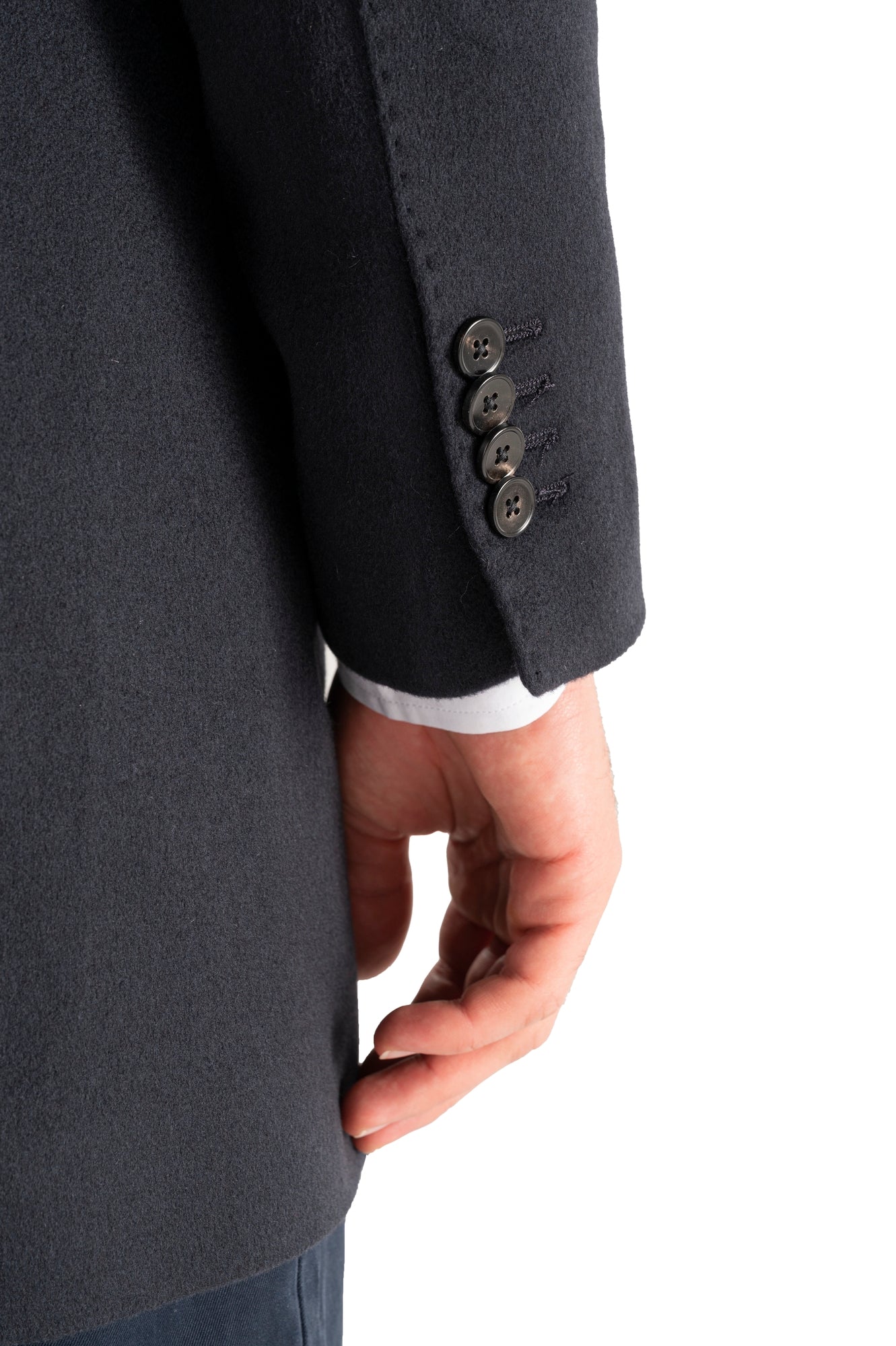 LOCOROTONDO - Navy Wool and Cashmere