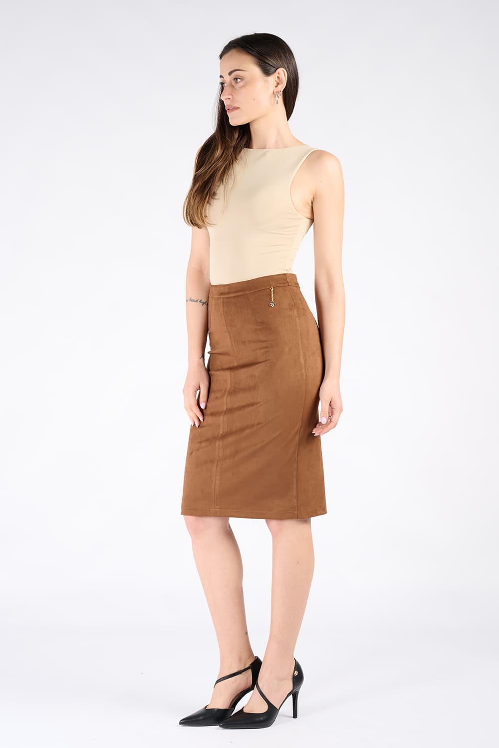 Gonna Alcantara 100% Made in Italy - Barone Firenze