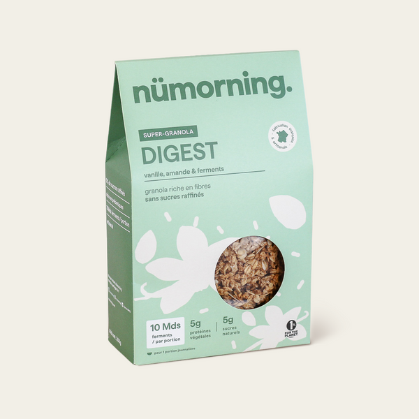 Boîte de granola vanille DIGEST nümorning, en format 300g