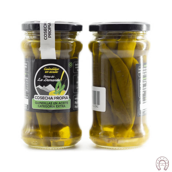 Guindillas riojanas en aceite cosecha propia