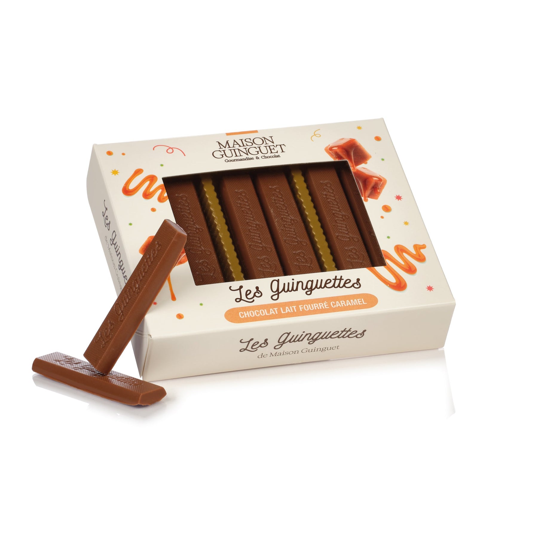 CARAMEL FILLED MILK CHOCOLATE GUINGUETTES