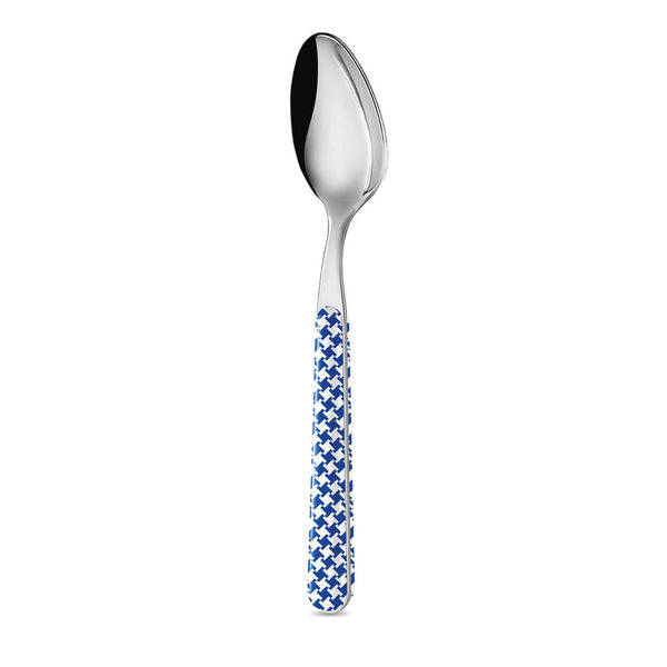 4 Coffee Spoons - Blue Houndstooth BD14016B