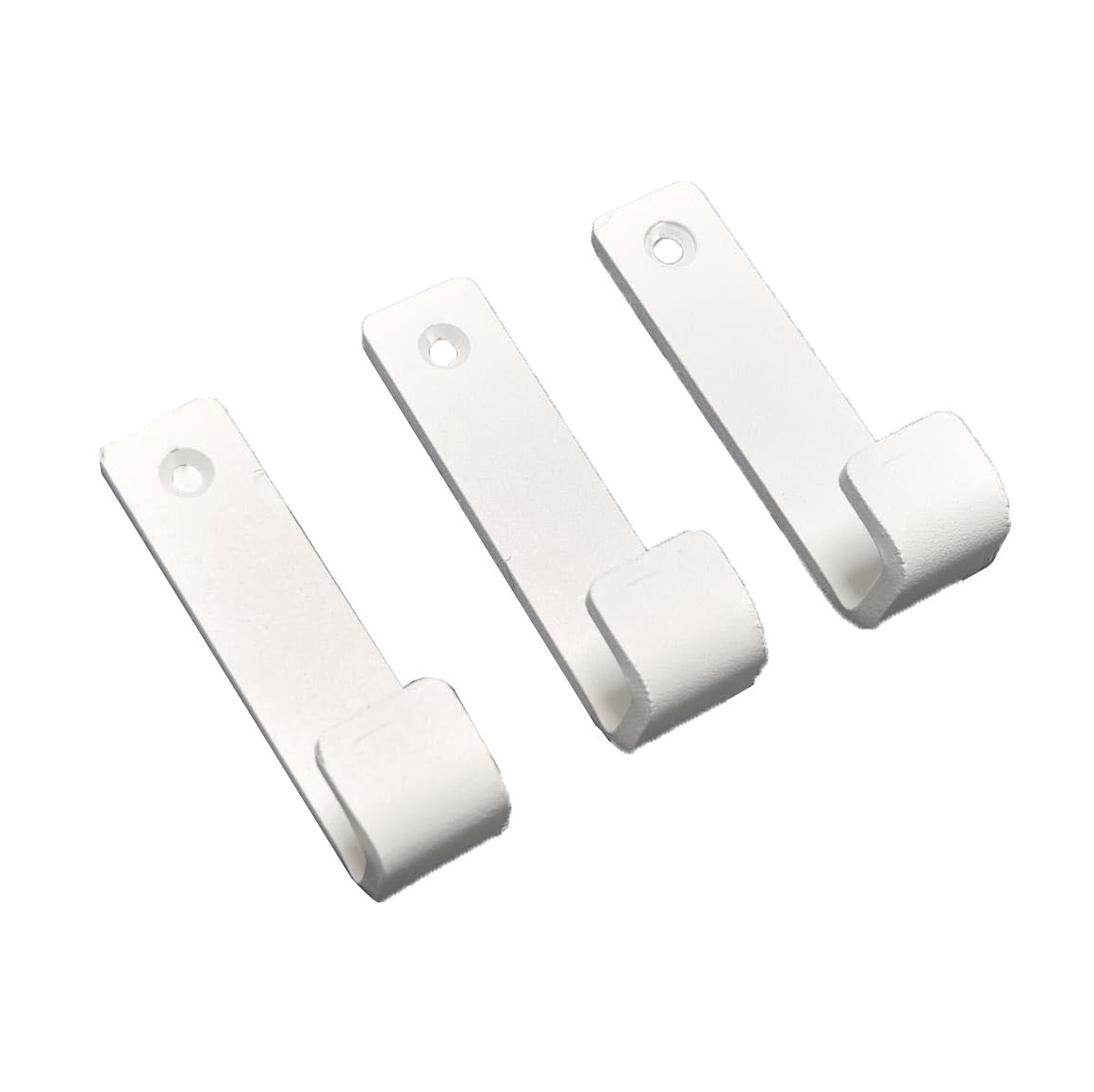 Industrial Hooks Matte White - Set