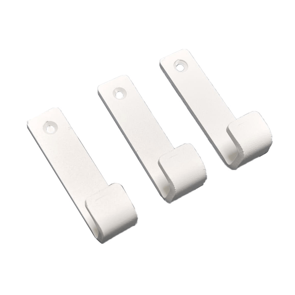 Industrial Hooks Matte White - Set