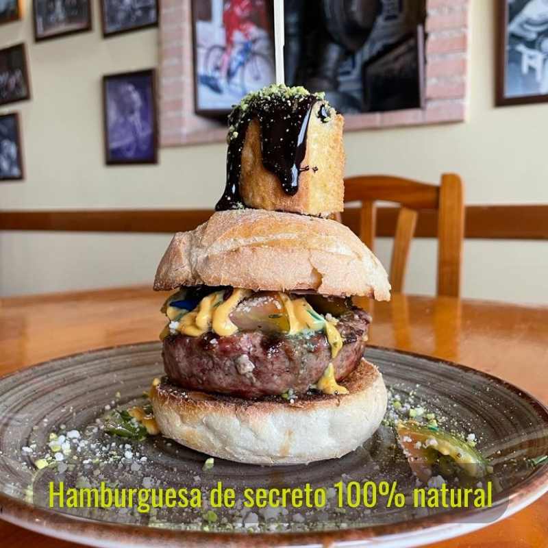 4 100% Natural Secret Burgers of 200 gr/each. In 2 packs.