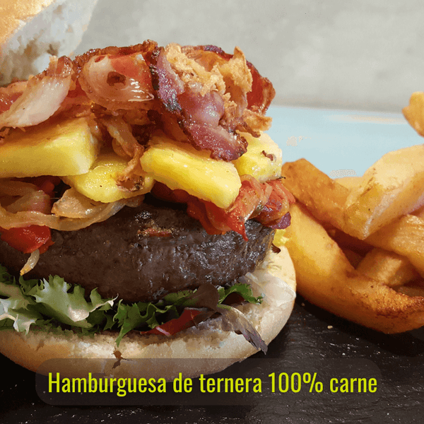 4 100% Natural Beef Burgers of 200 g each. In 2 packs.