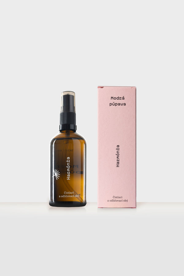 Čistiaci a odličovací olej Harmónia od Modrej Púpavy – produktové foto