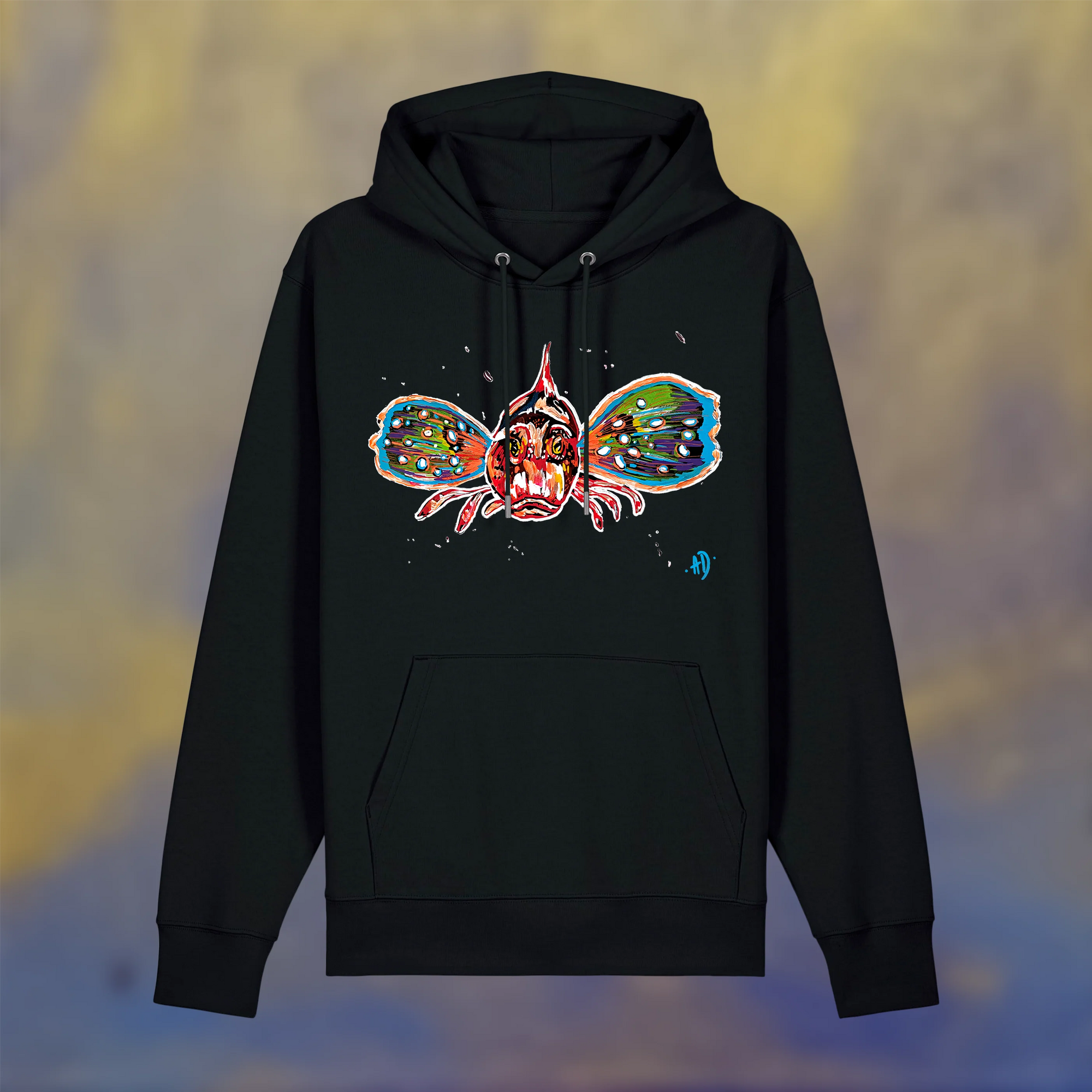 Hoodie - Red gurnard