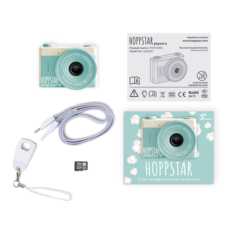 Hoppstar Popcorn Breeze z vgrajeno kamero za selfije.