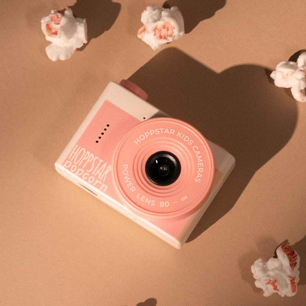 Hoppstar Popcorn Sorbet z vgrajeno kamero za selfije.