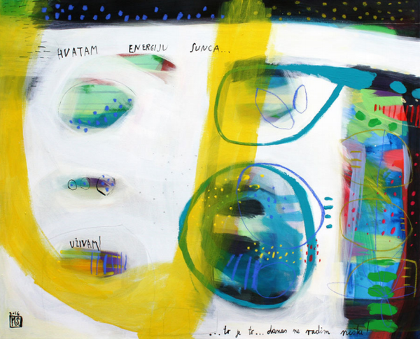 I'm catching sun energy... 100x80