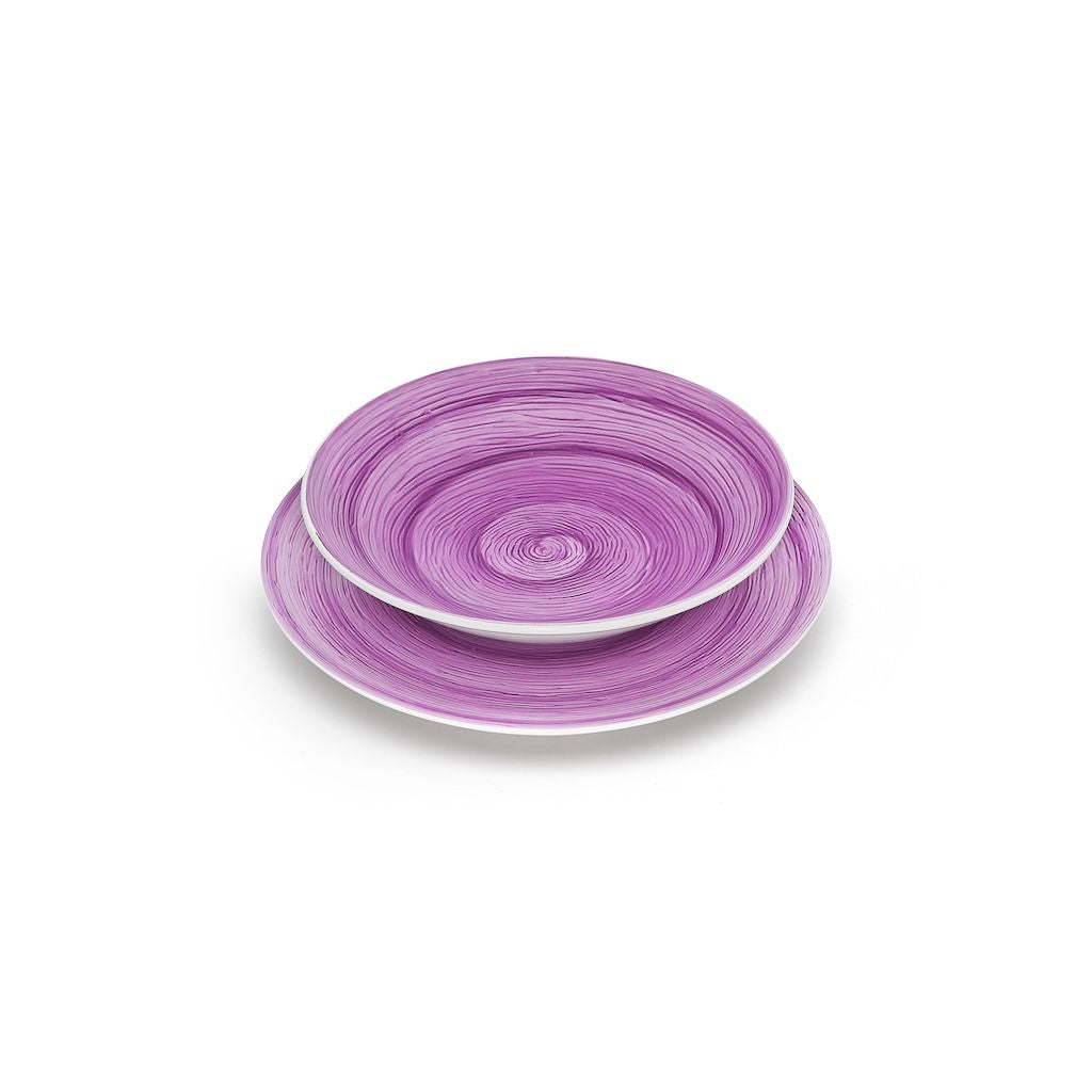 DEEP PLATE - MAUVE - MEMENTO TABLE