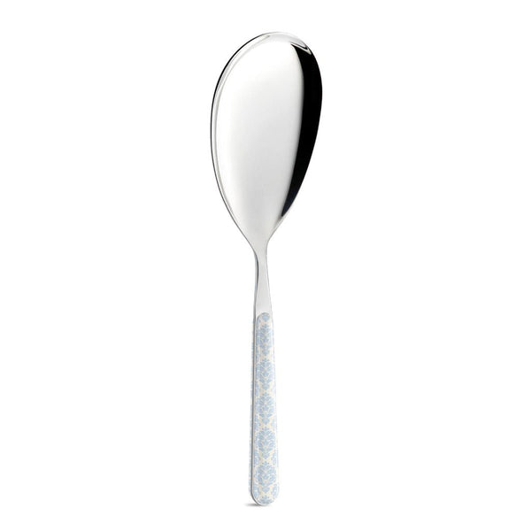 Rice Spoon - Damask Blue Ivory BD14041LCA