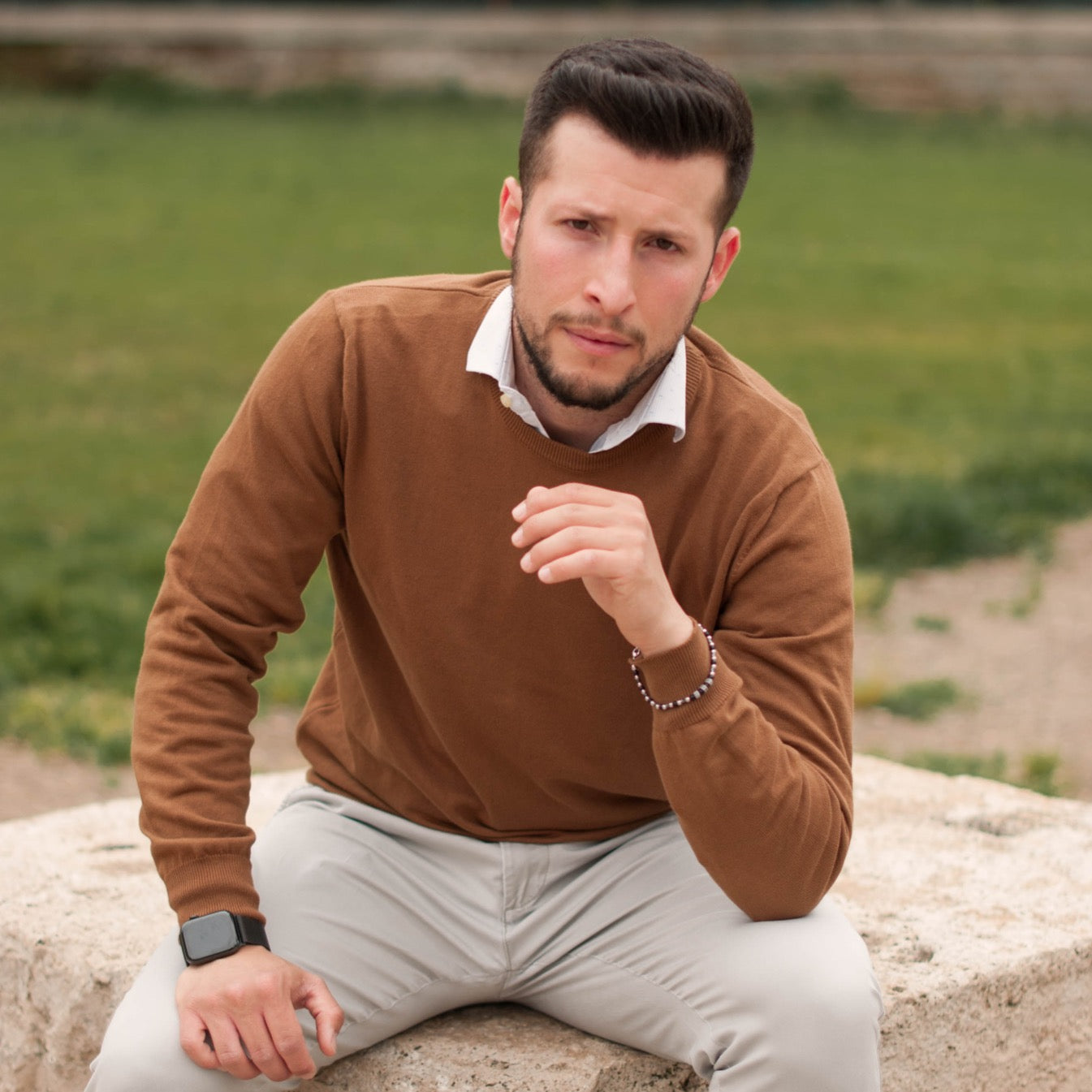 The Italian Pullover - Tobacco
