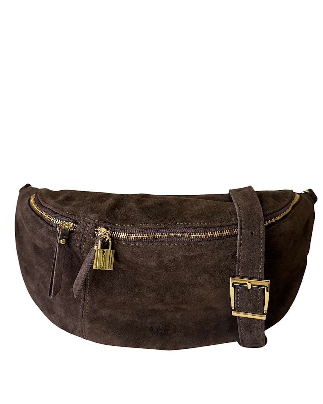 Marsupio Suede Col Marrone