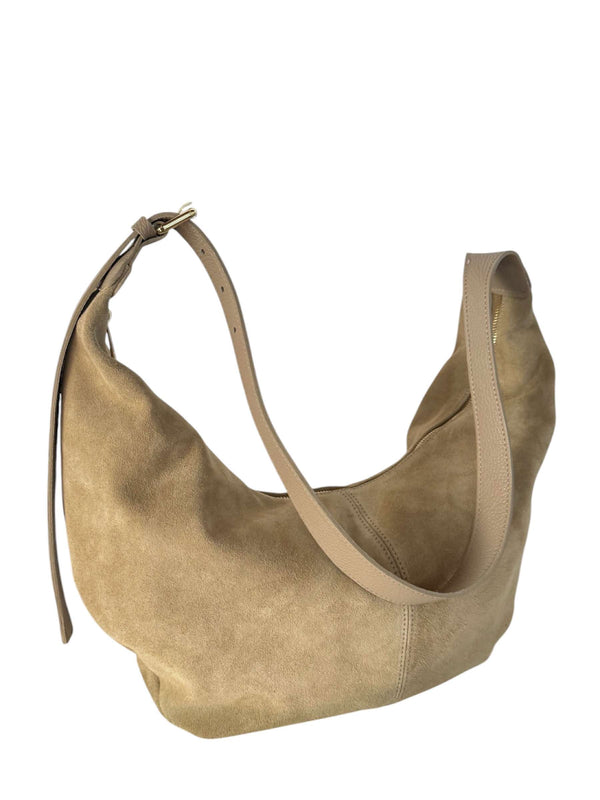 Mega Cru Suede in Light Taupe