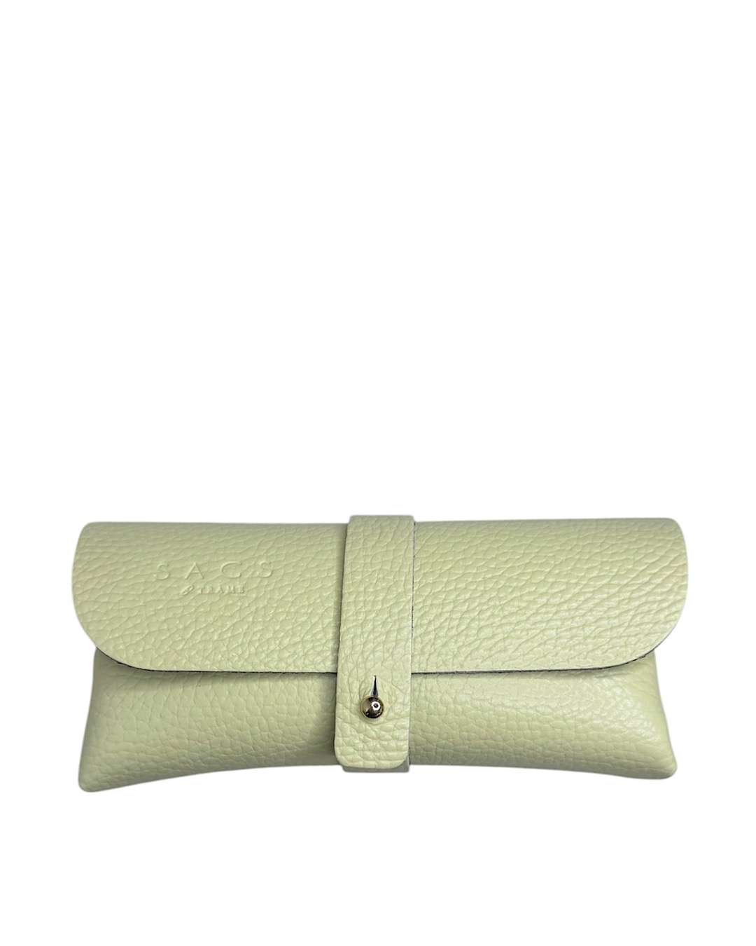 Genuine Leather Glasses Case Yellow