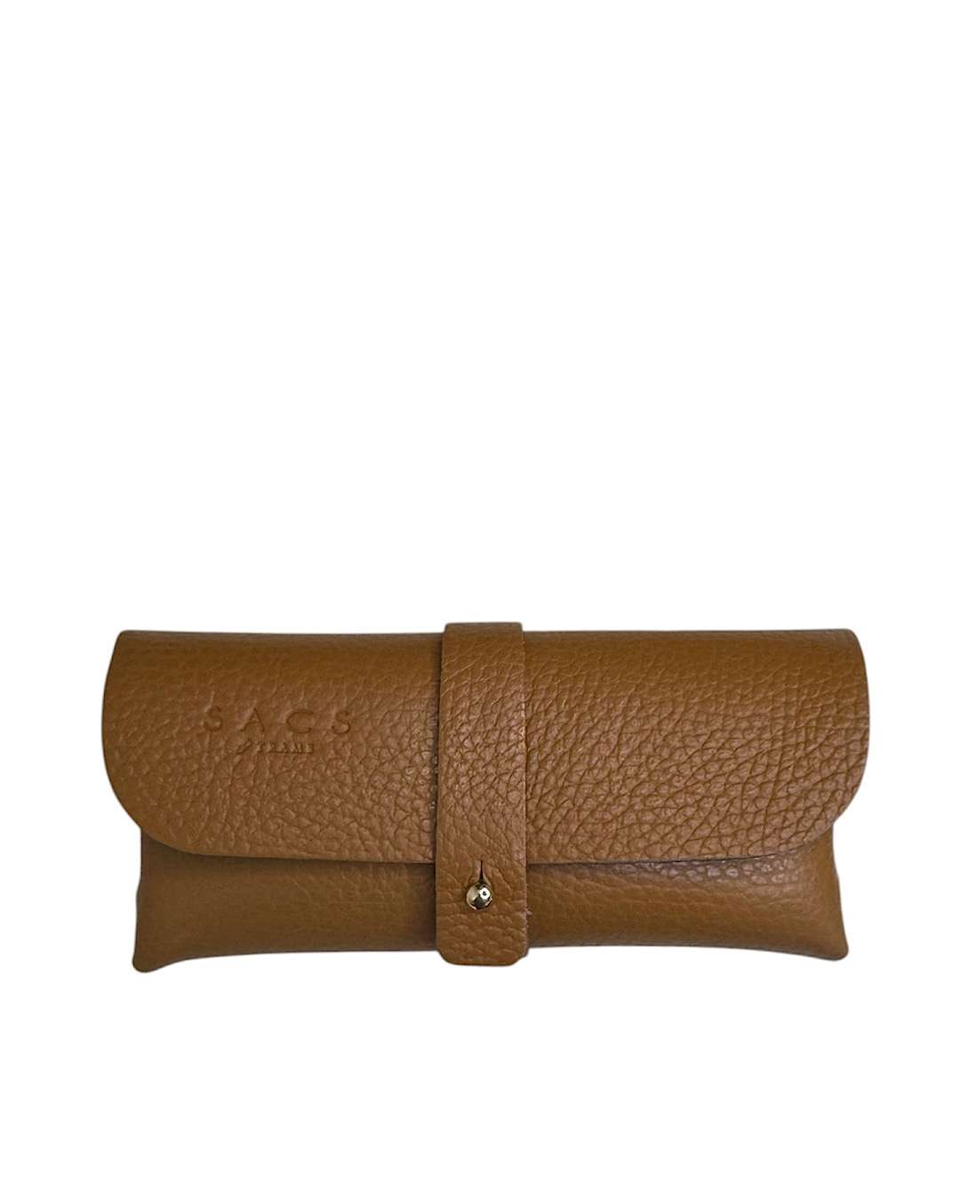 Genuine Leather Glasses Case with Leather