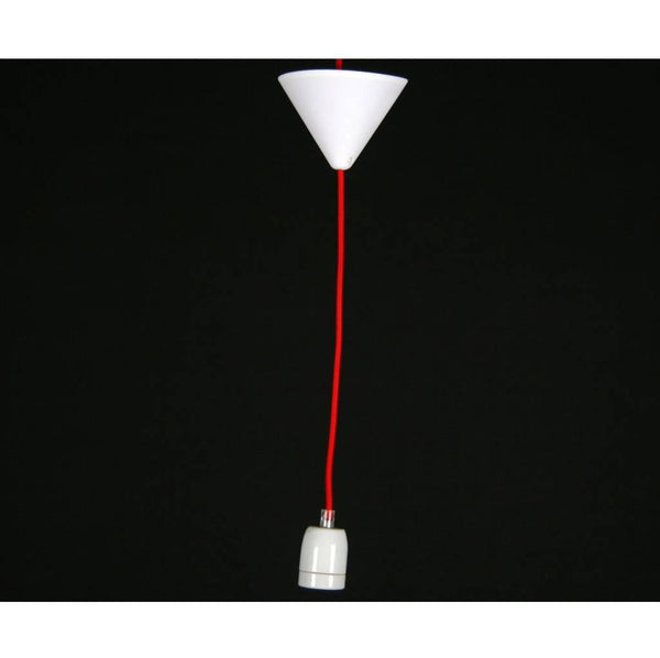 Chericoni Corda Hanglamp - IJzeren Koord - Wit, Rood