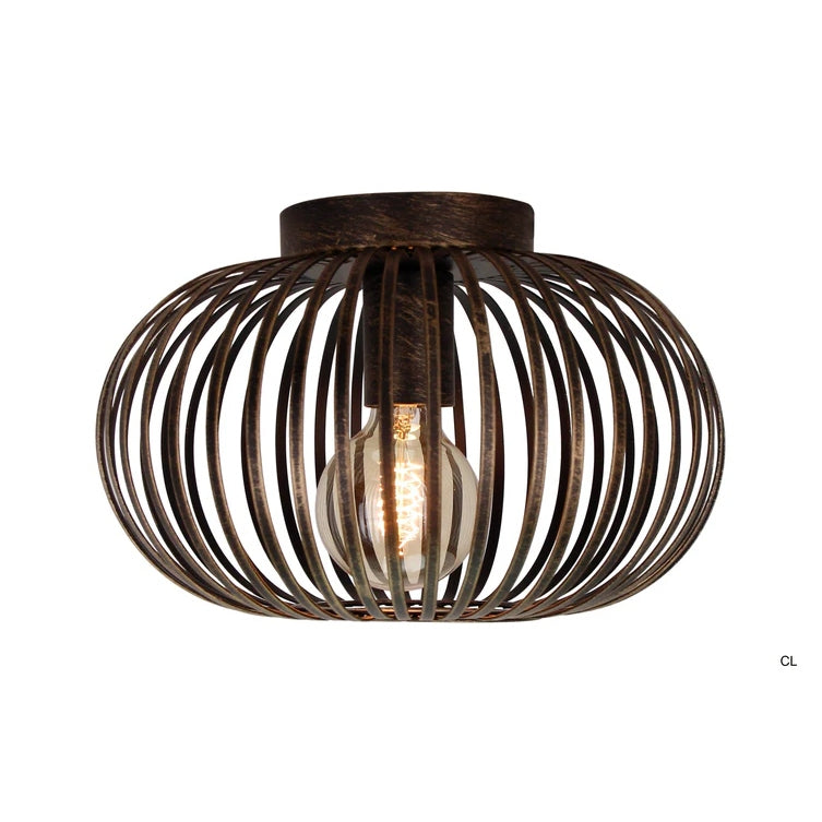 Chericoni Curvato Ceiling Lamp - 1 light - Ø30cm - E27 - Bronze