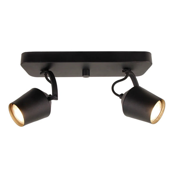 Chericoni Tavola Ceiling Spotlight - 2 Lights - GU10 - Black
