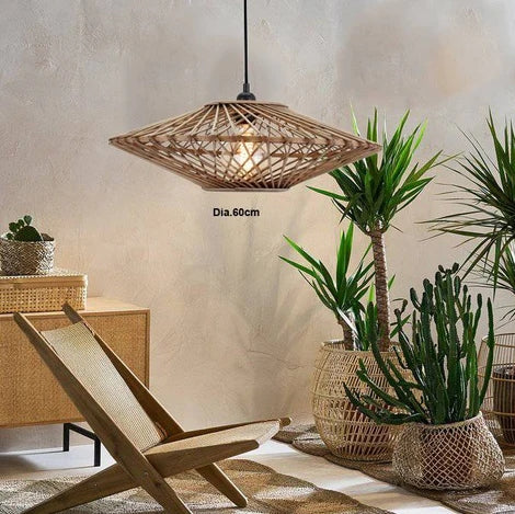 Chericoni Nature Capello Visoka Svetilka – Ø 60 cm – 1 svetilka – E27 – Narava