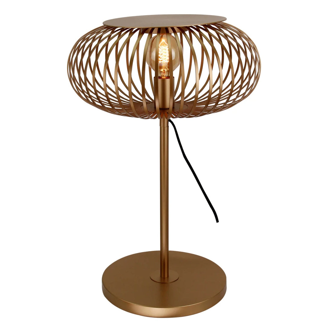 Chericoni Curvato Floor Lamp - 1 light - Ø 40cm - height 59 or 143cm - Gold